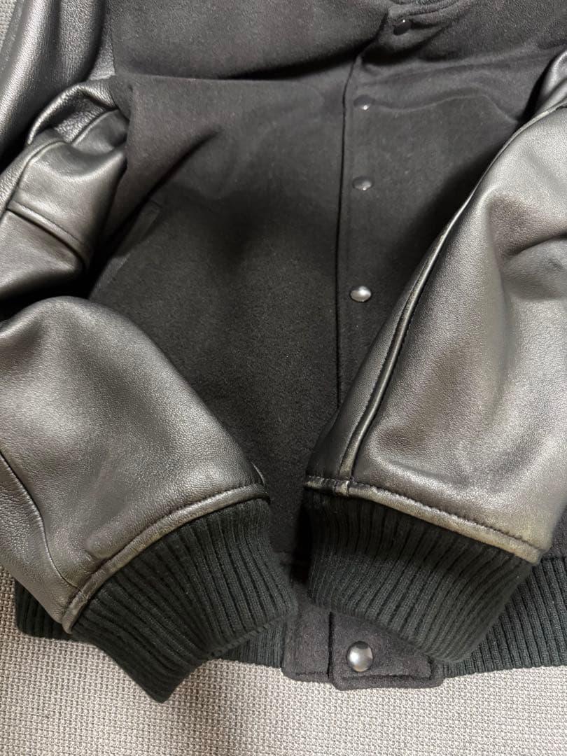 URBAN RESEARCH ウール/レザー アワードジャケット