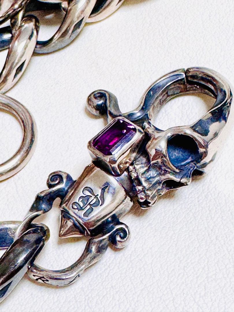 38万円購入　ロックンライド　シルバー925 ウォレットチェーン　アクセサリー