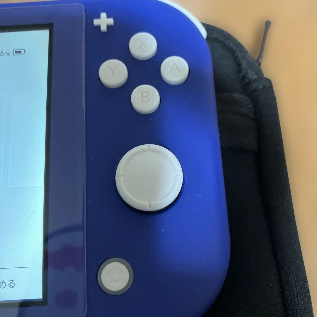美品　Nintendo Switch Lite ブルー 充電器付き