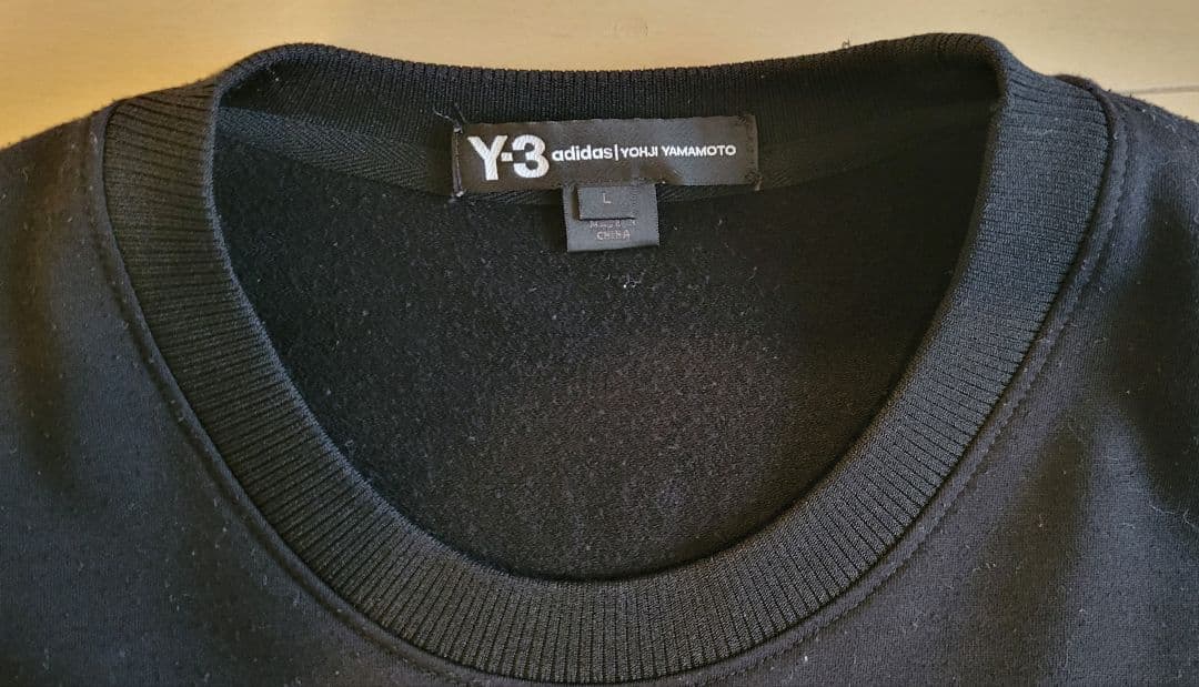 Y3　ロング丈七分袖ニットカットソー