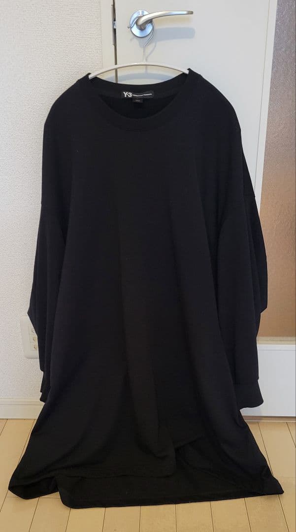 Y3　ロング丈七分袖ニットカットソー