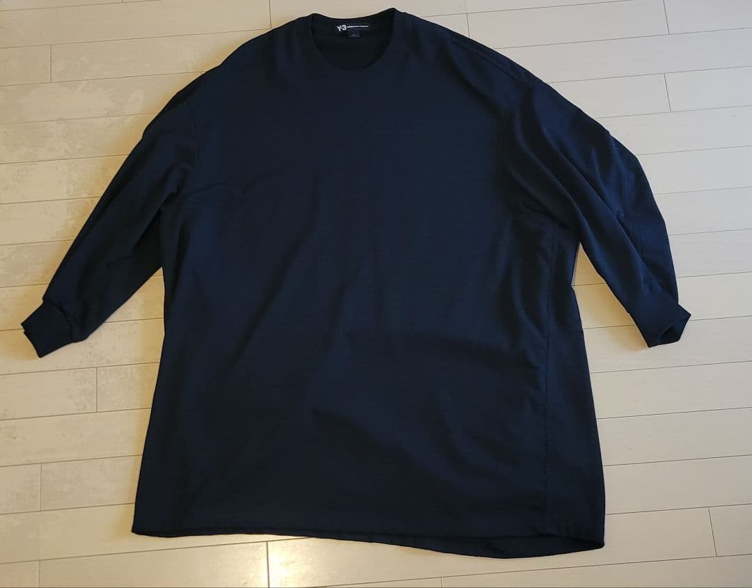 Y3　ロング丈七分袖ニットカットソー