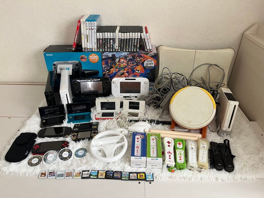 ニンテンドー　WiiU  3DS  ソニー　PSP など