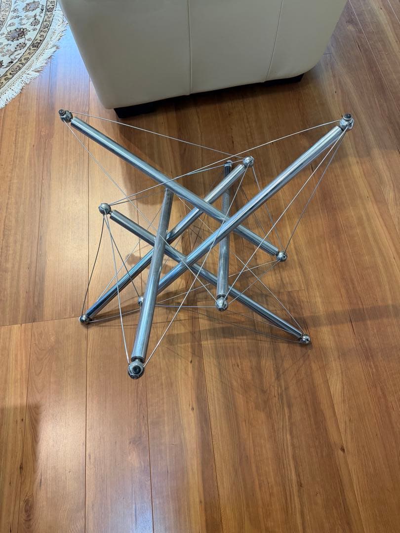 カッシーナ Cassina 713 ガラス天板 ローテーブル センターテーブル