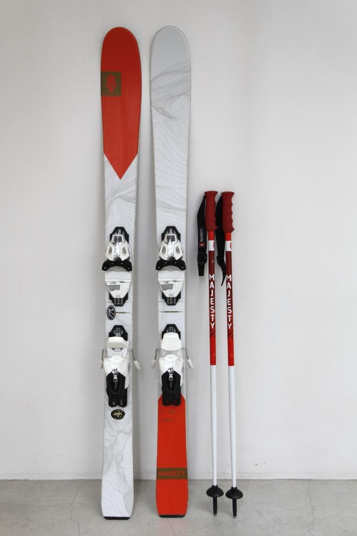 Majesty Adventure W 146 tyrolia 純正ストック付き