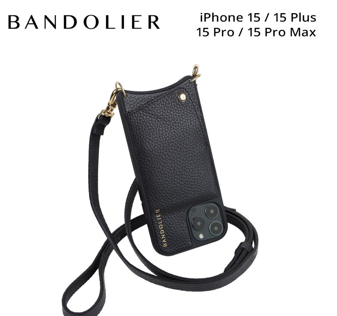 BANDOLIER iPhone 15用ケース ブラック