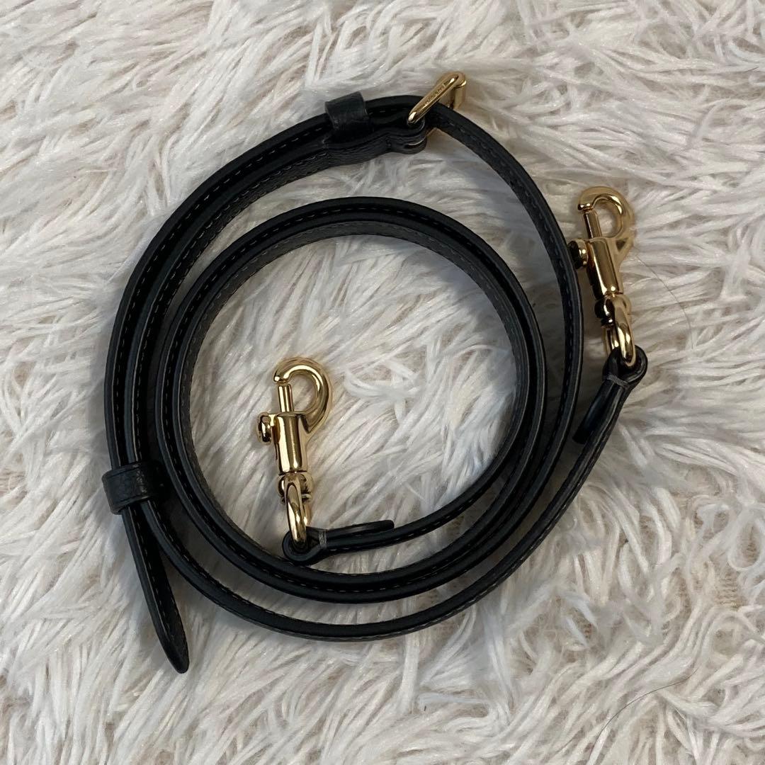 極美品　現行　コーチ　ショルダーバッグ　シティ バケット バッグ　2way 黒