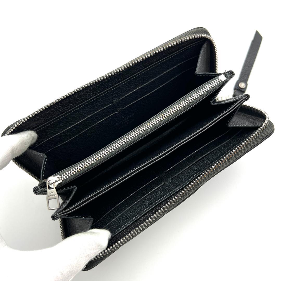 最高級美品 ルイヴィトン アンプラント ジッピーウォレット スタッズ メタリック