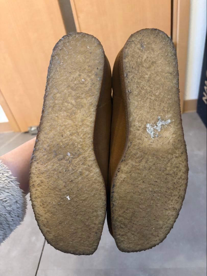 CLARKS スエード ブラウン ローファー UK 7 1/2