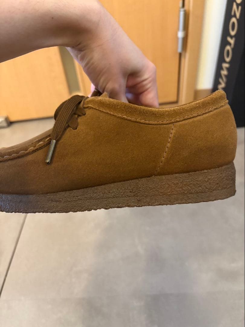 CLARKS スエード ブラウン ローファー UK 7 1/2