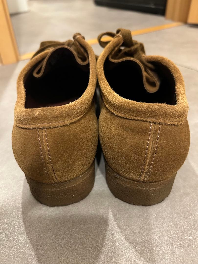 CLARKS スエード ブラウン ローファー UK 7 1/2