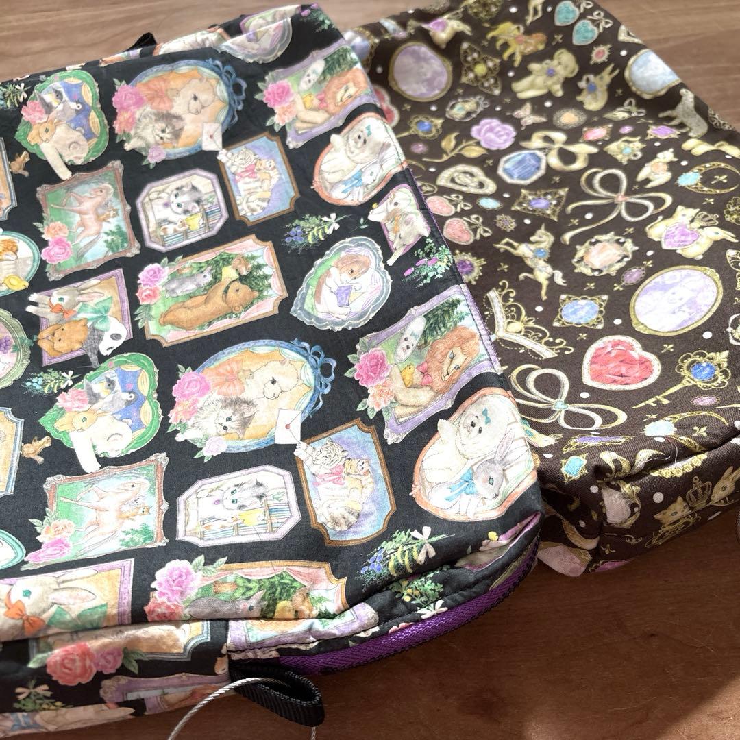 １０１様オーダーページ♡ユキエモン♡チェリッシュ♡ドレスアップ♡A4ポーチ