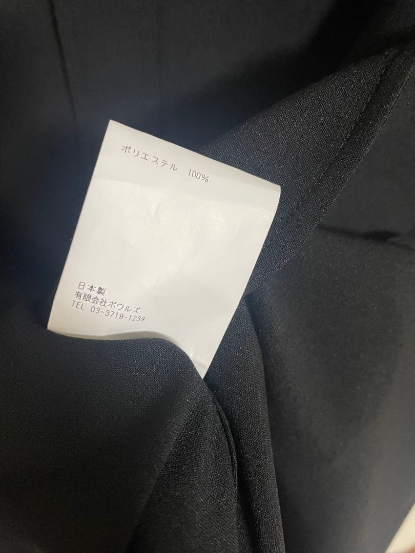 HYKE ハイク シャツロングワンピース ブラックsize 1