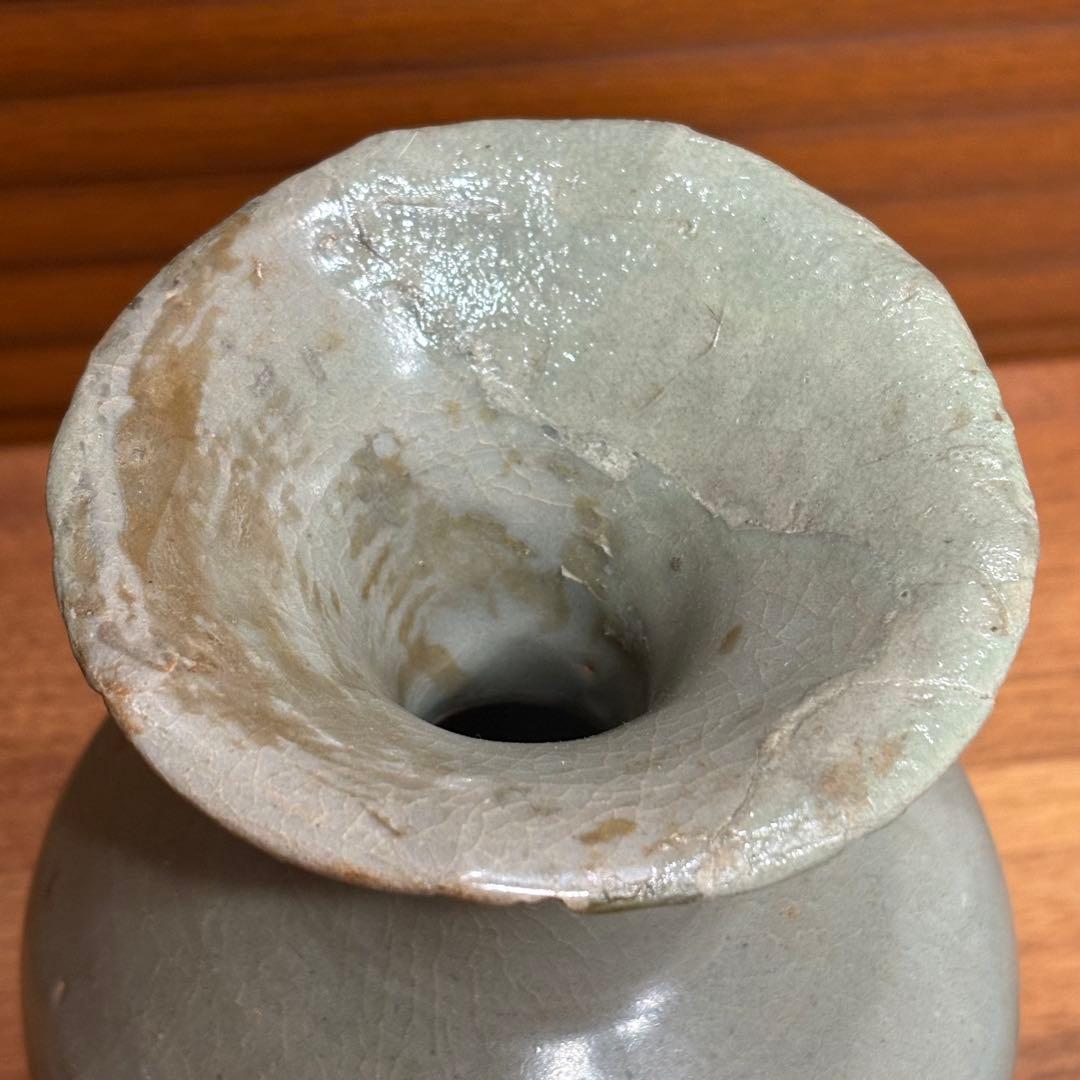 宋時代　中国青磁　中国から持って帰った希少な壺