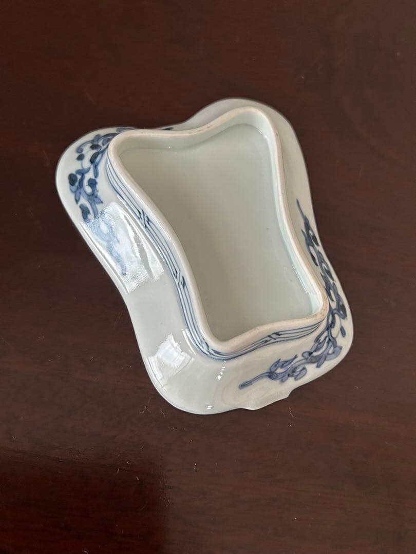 浜野まゆみ　染め付け 小皿