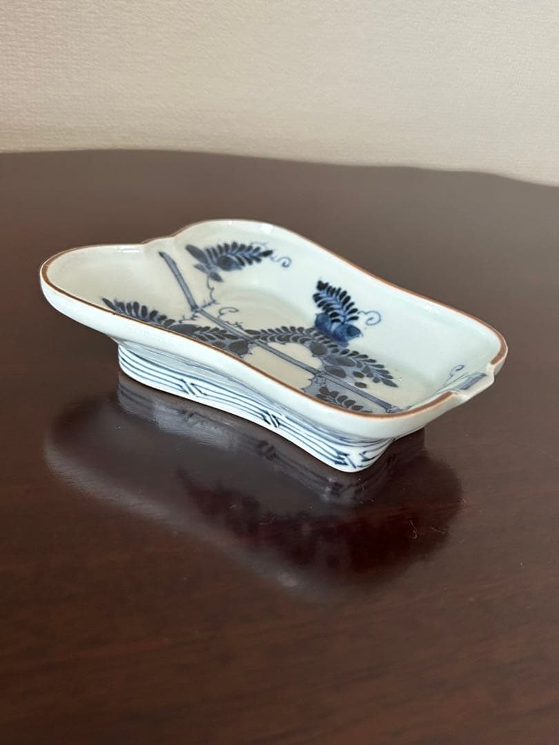 浜野まゆみ　染め付け 小皿