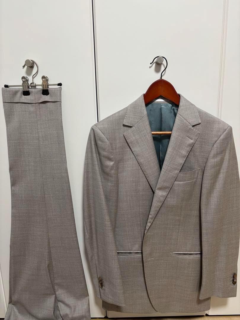 【本日限り】オーダースーツ　ベージュ　ロロピアーナ