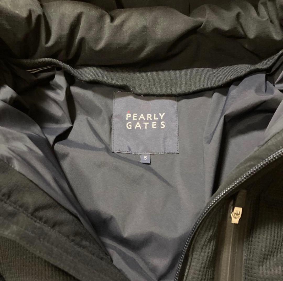 ★パーリーゲイツ★ダウンジャケット68 ゴルフ サイズ5 濃紺 美品