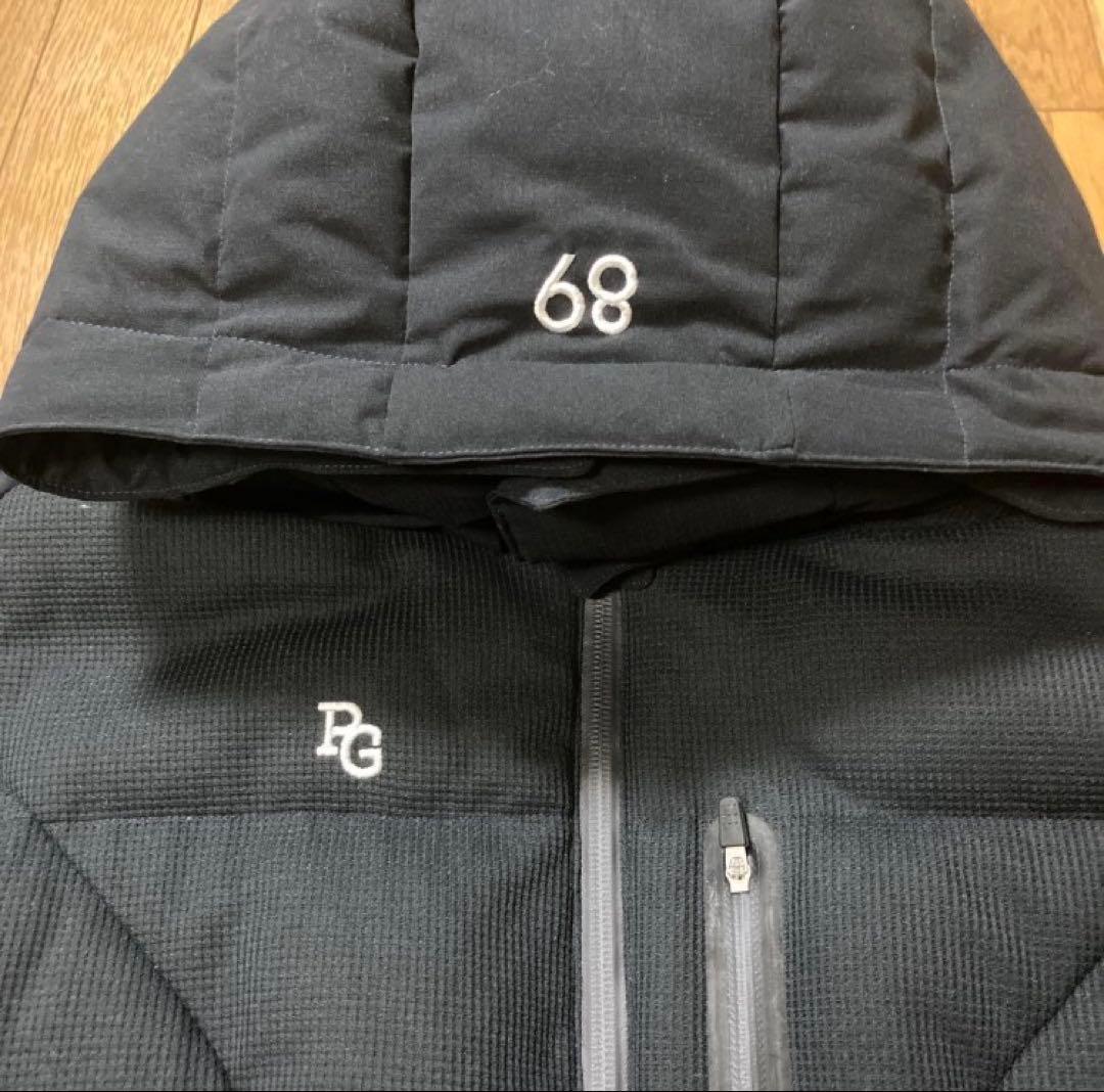 ★パーリーゲイツ★ダウンジャケット68 ゴルフ サイズ5 濃紺 美品