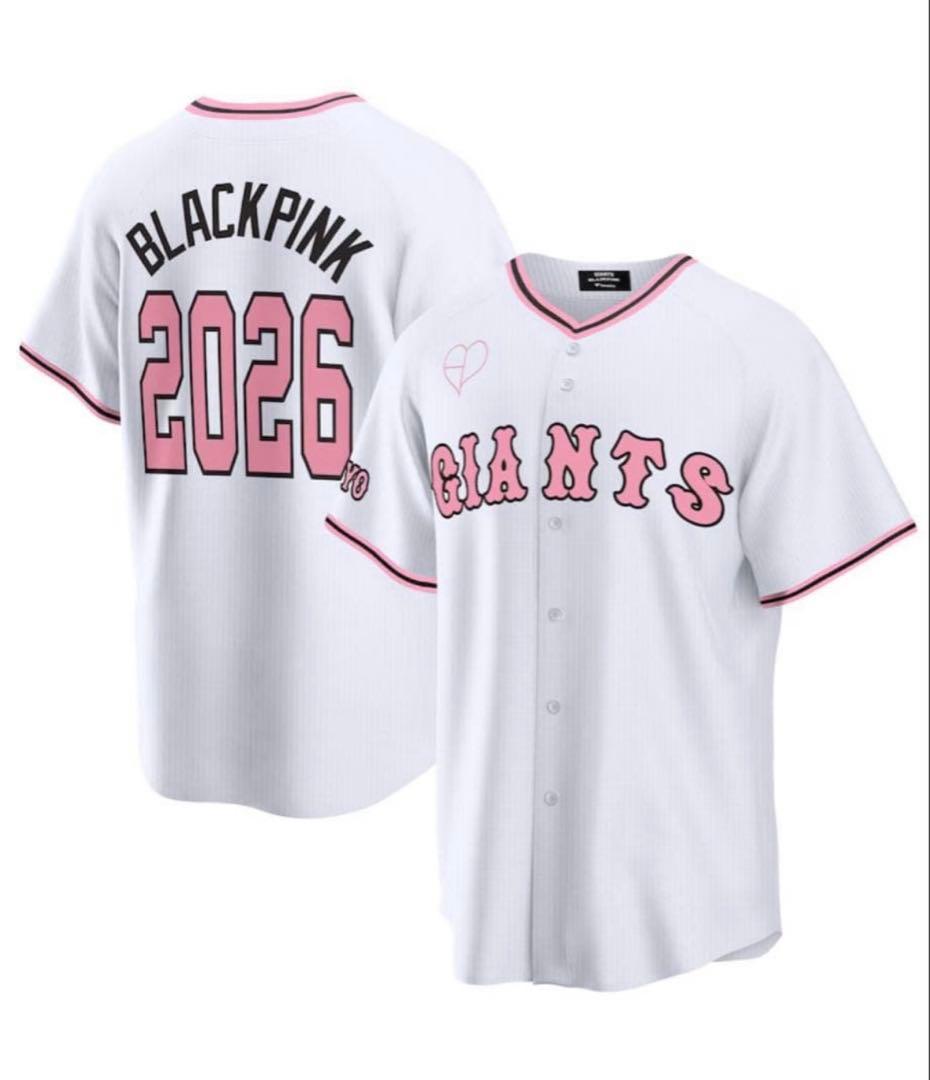 ジャイアンツ×BLACKPINK ホワイト ユニフォーム