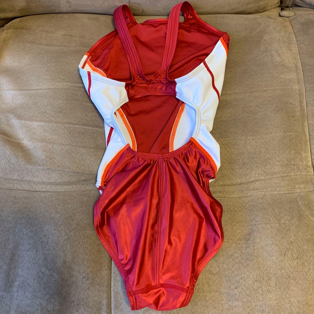 asics 競泳用水着 ALS419 Lサイズ エンジ