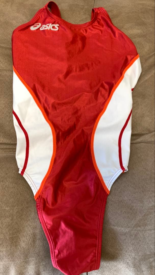 asics 競泳用水着 ALS419 Lサイズ エンジ