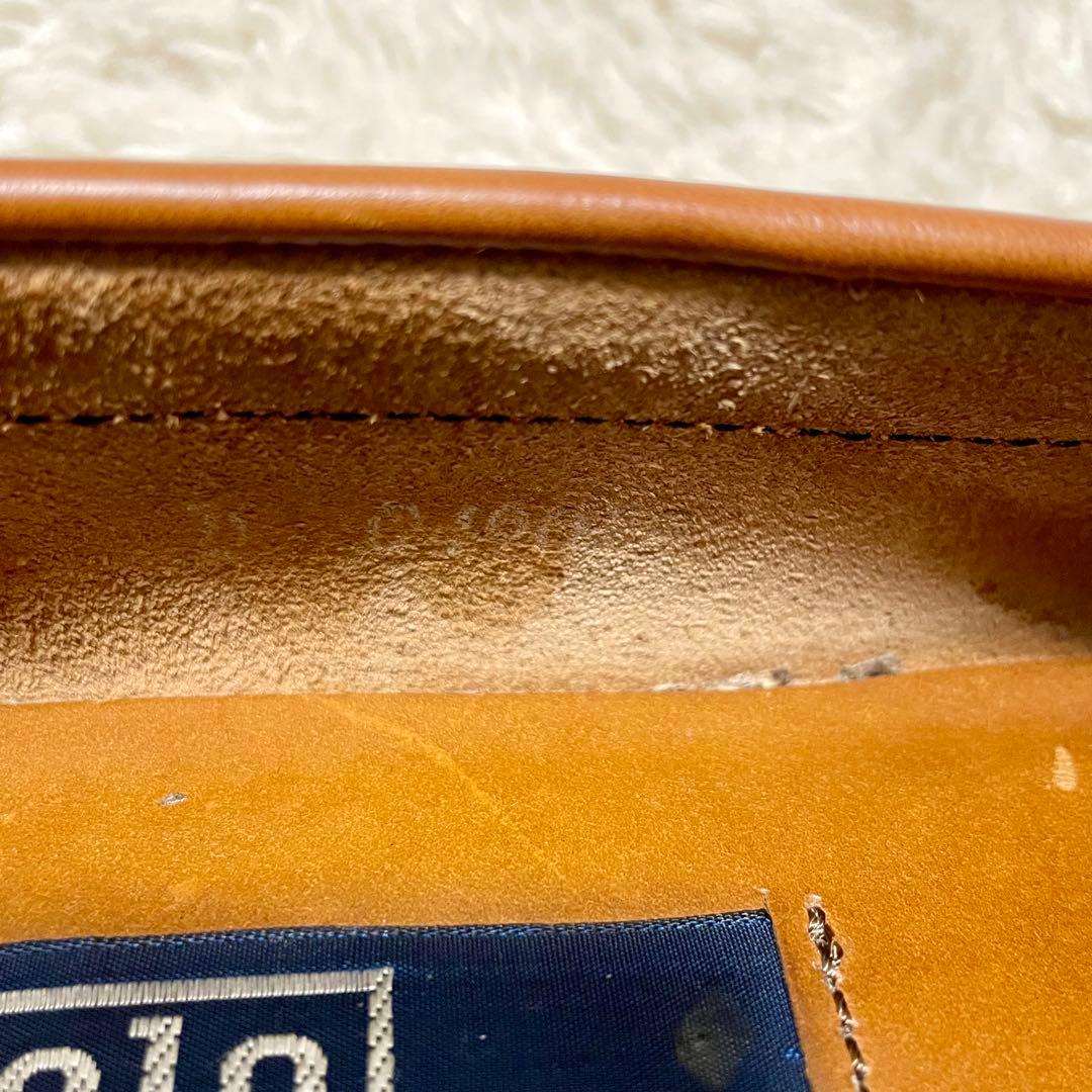 美品 POLO RALPH LAUREN キルトタッセルローファー ブラウン