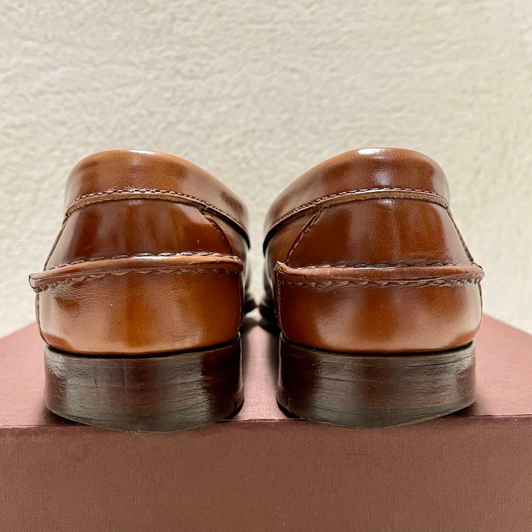 美品 POLO RALPH LAUREN キルトタッセルローファー ブラウン