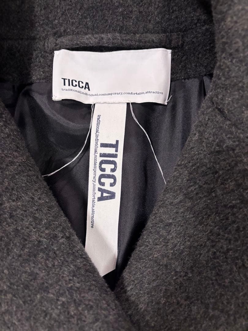 【なべ】【美品】TICCA テントコート　グレー　2024AW