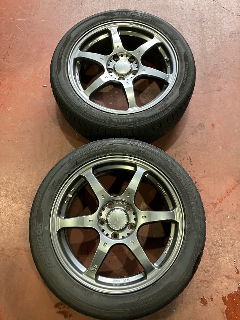 本日のみ価格！レイズ　VR G2 17インチホイール　PCD114.3　2本