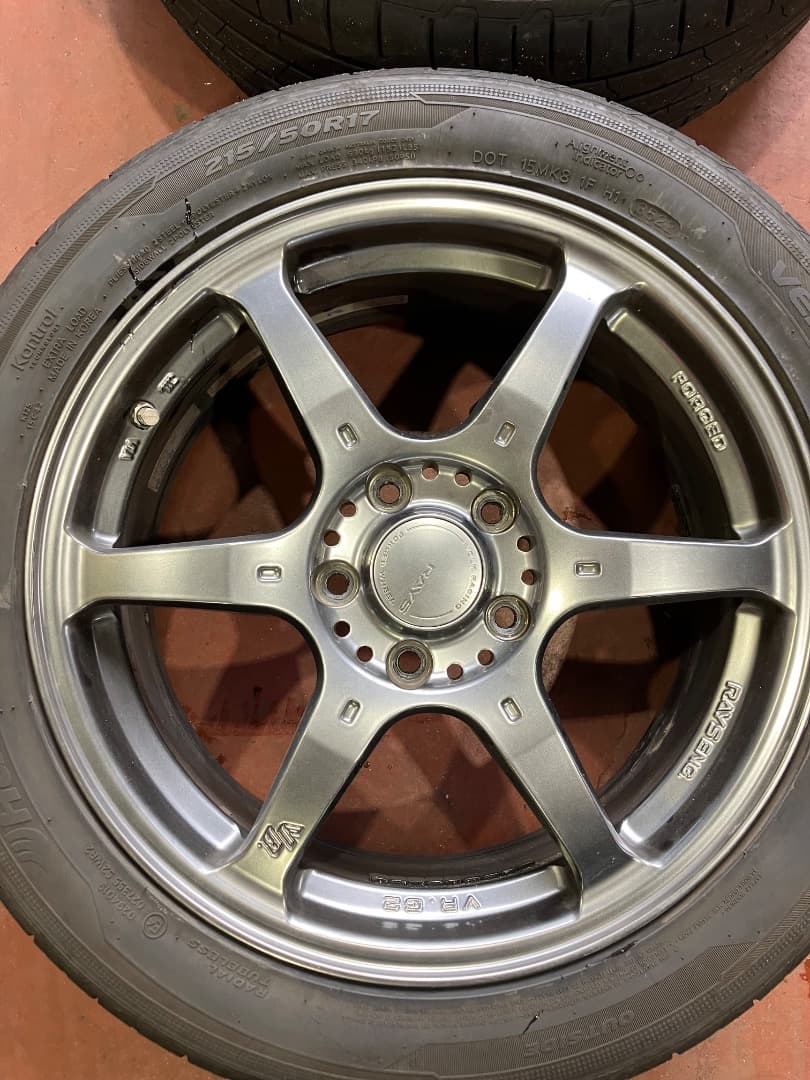 本日のみ価格！レイズ　VR G2 17インチホイール　PCD114.3　2本