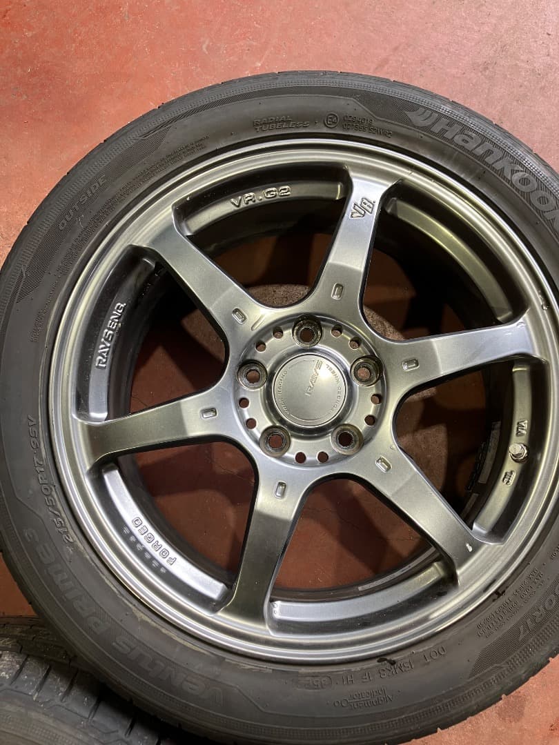 本日のみ価格！レイズ　VR G2 17インチホイール　PCD114.3　2本
