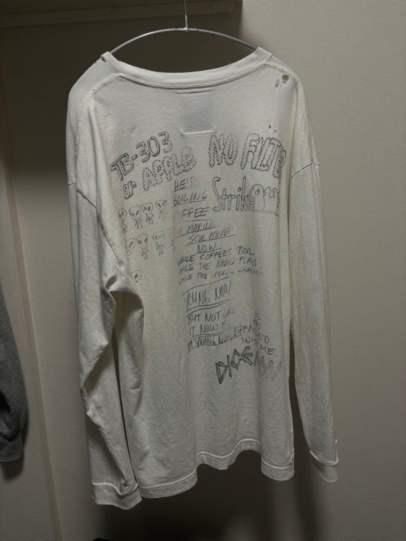 MIHARA YASUHIRO 24SS Distressed 長袖Tシャツ