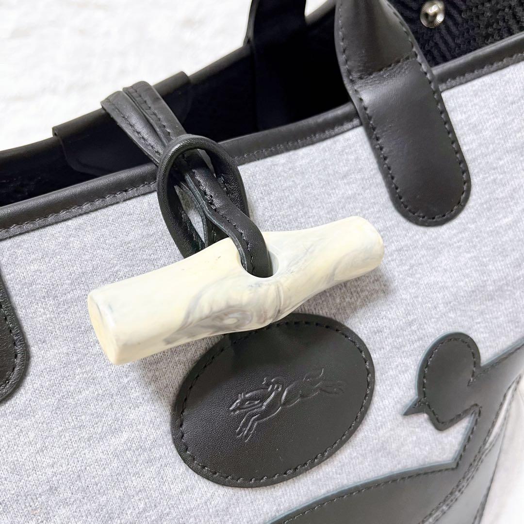 ロンシャン リバーシブル トートバッグ【オフィス カジュアル】 A4 美品