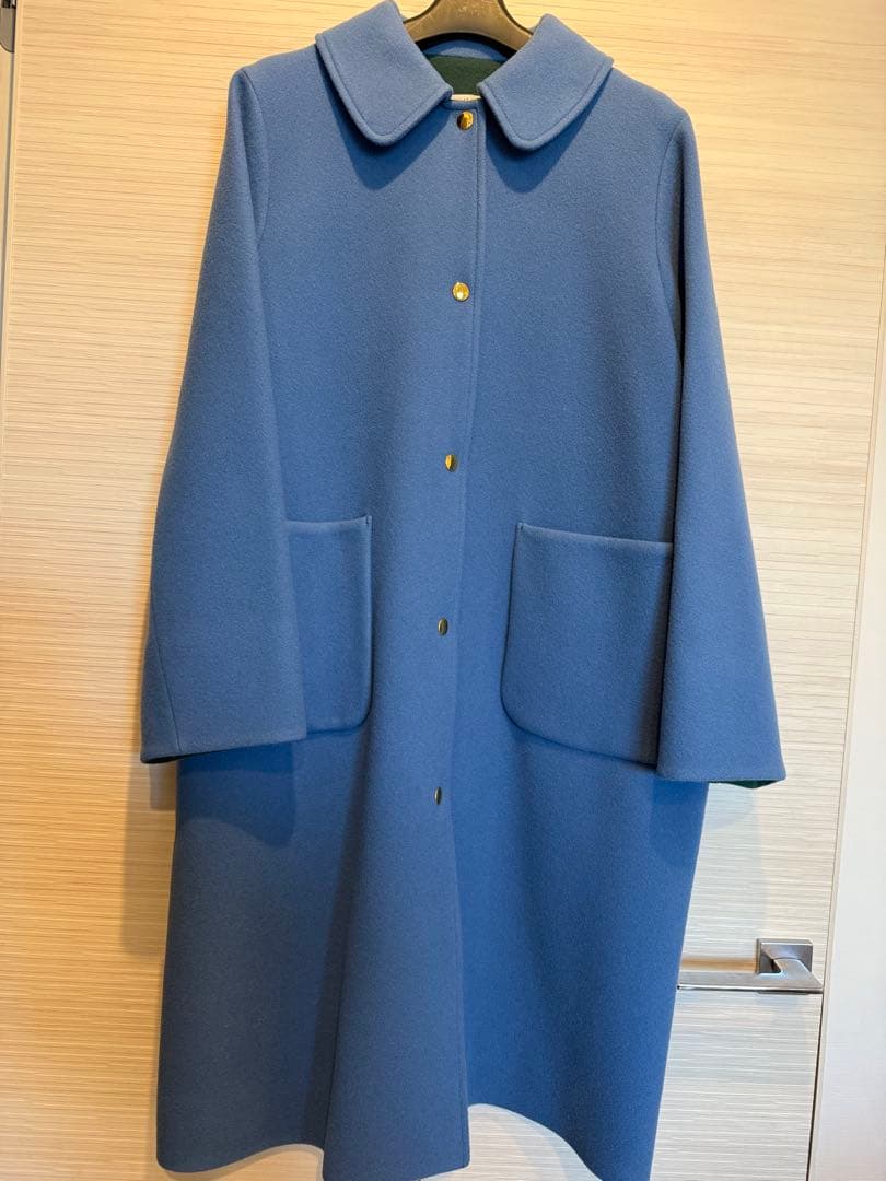 mayuuki　yori バイカラー　ロングコート　36