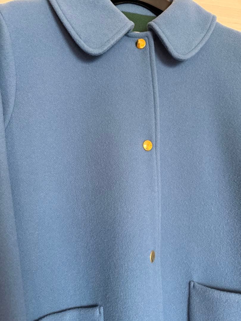 mayuuki　yori バイカラー　ロングコート　36