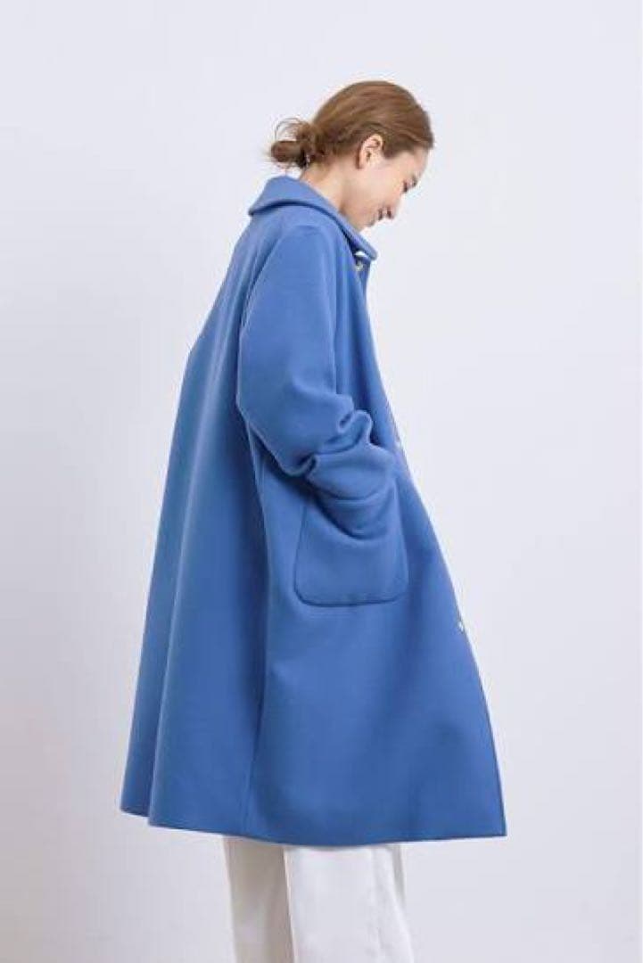 mayuuki　yori バイカラー　ロングコート　36