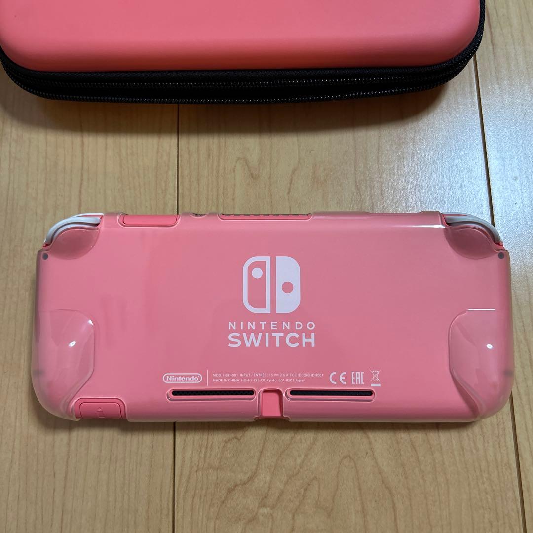 Nintendo Switch Lite コーラルピンク本体 付属品付き