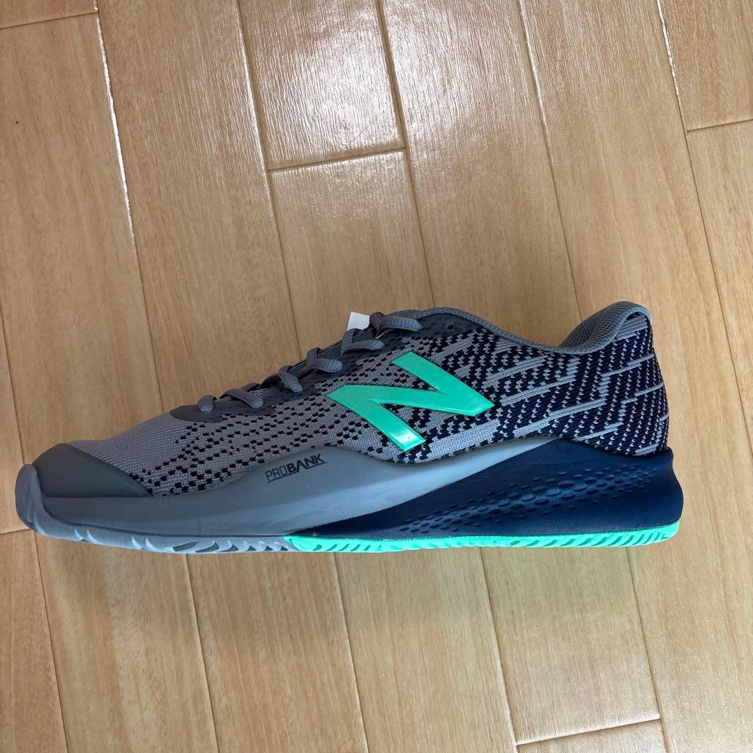 New Balance テニスシューズ 新品未使用 グレー/ミント