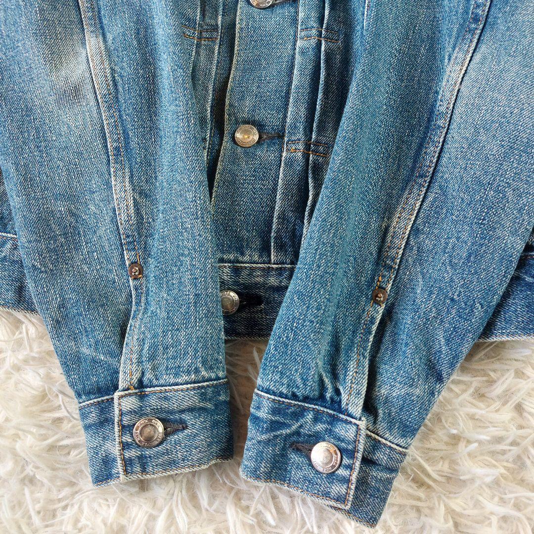 極美品 HYKE 2nd セカンドタイプ ブルーデニム ジャケット Gジャン 3