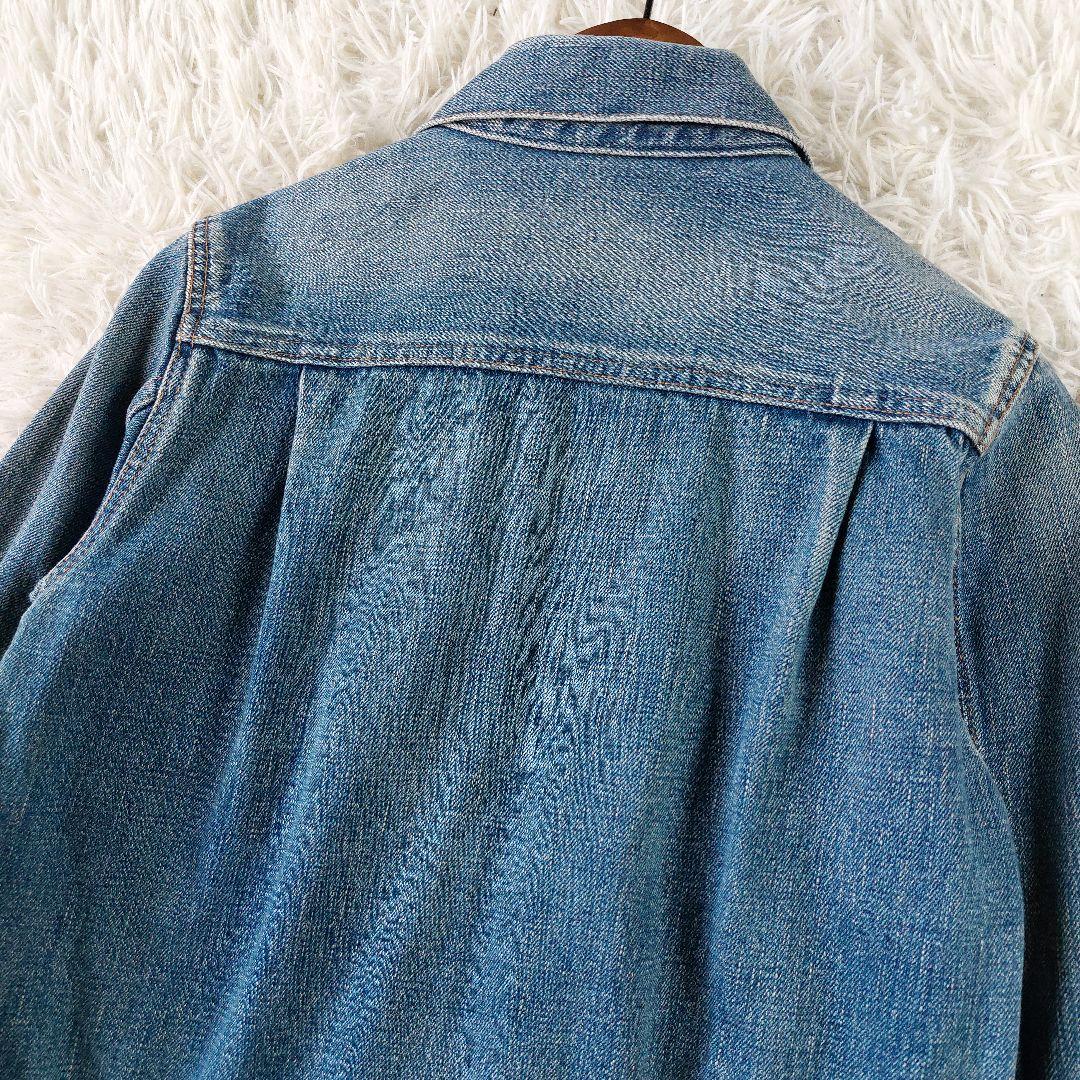 極美品 HYKE 2nd セカンドタイプ ブルーデニム ジャケット Gジャン 3