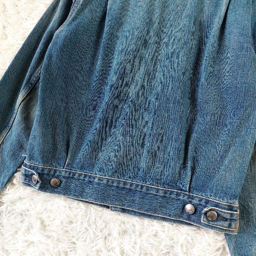 極美品 HYKE 2nd セカンドタイプ ブルーデニム ジャケット Gジャン 3
