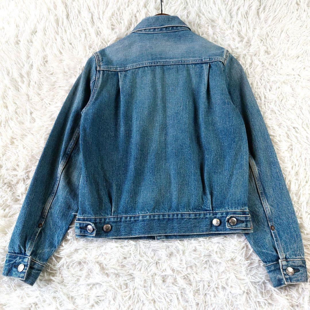 極美品 HYKE 2nd セカンドタイプ ブルーデニム ジャケット Gジャン 3
