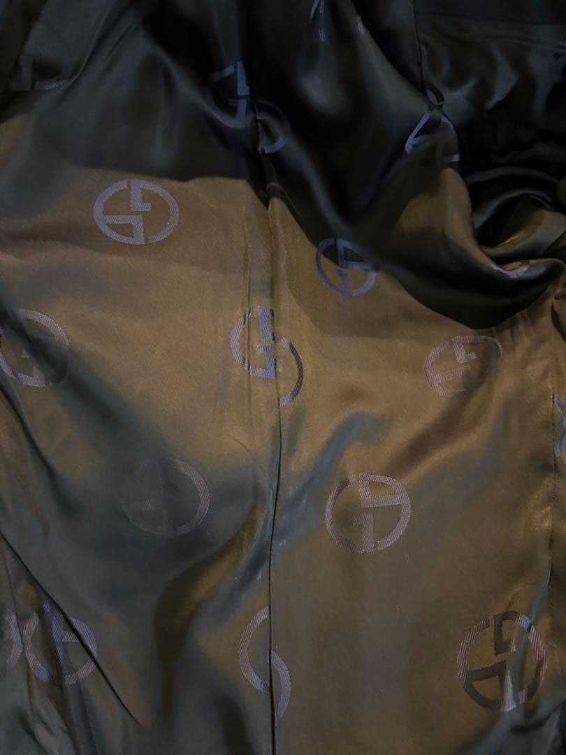 良品！ジョルジオアルマーニ SOHO 濃紺スーツ48