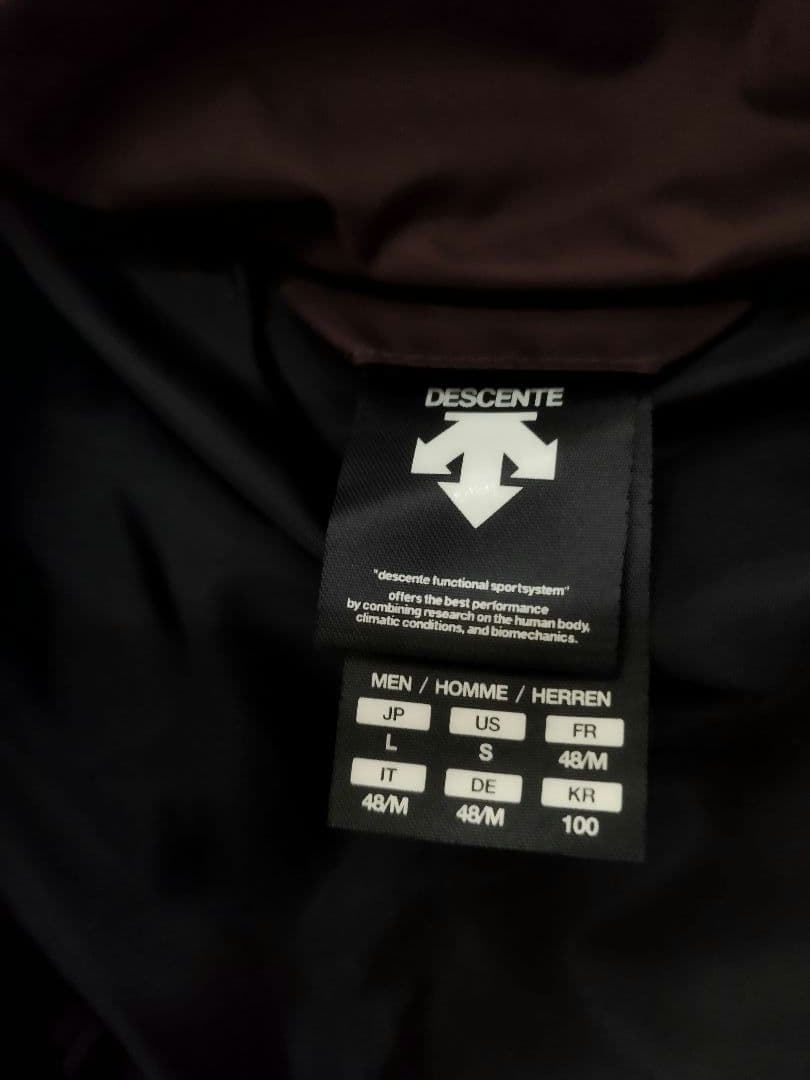 DESCENTE デサント ベンチコートDAT-3272SL ブラウン L