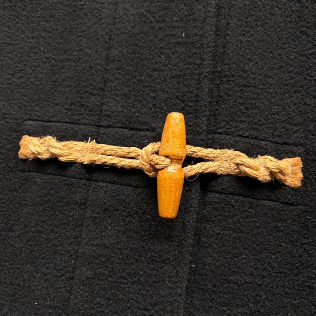 【90s 美品】ポロバイラルフローレン ダッフルコート ウール ブラック M