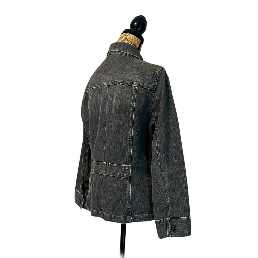 【大きいサイズ】【48】23区 ストレッチ デニムジャケット レディース