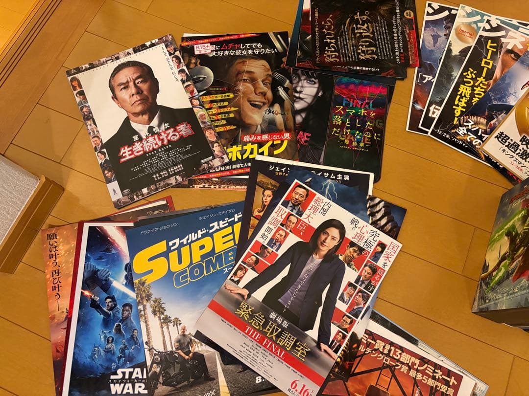 映画DVD41枚　マーベル〜ゴジラ➖1.0と劇場チラシ120枚のセット