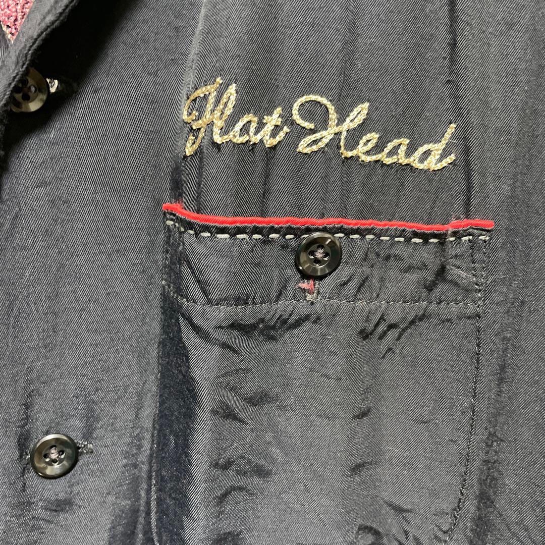 フラットヘッド ボーリングシャツ 38