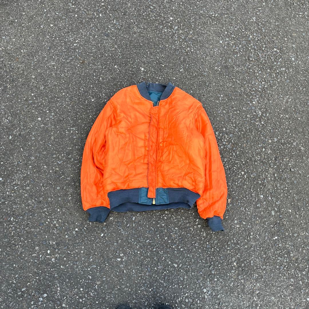 90〜00s GEAR MA-1 ブルゾン 中綿ジャケット リバーシブル メンズ
